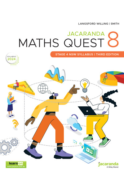 Jacaranda Maths Quest 8 Stage 4 NSW Syllabus Third Edition (learnON & Print)