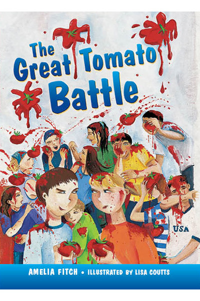 Rigby Literacy Collections (Take-Home Library) - Upper Primary: The Great Tomato Battle (Reading Level 30+ / F&P Level V-Z)