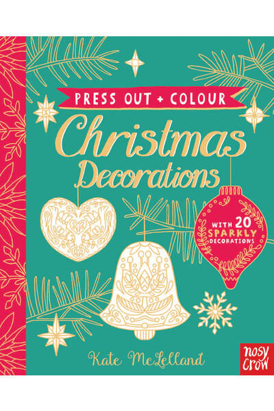 Press Out and Colour: Christmas Decorations