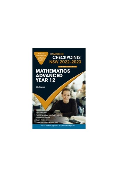 Cambridge Checkpoints NSW - Mathematics Advanced: Year 12 (2022-2023)