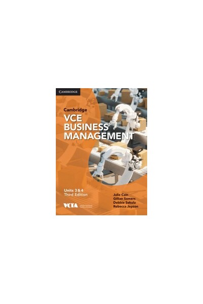 Cambridge VCE Business Management: Units 3 & 4 - Student Book (Print & Digital)