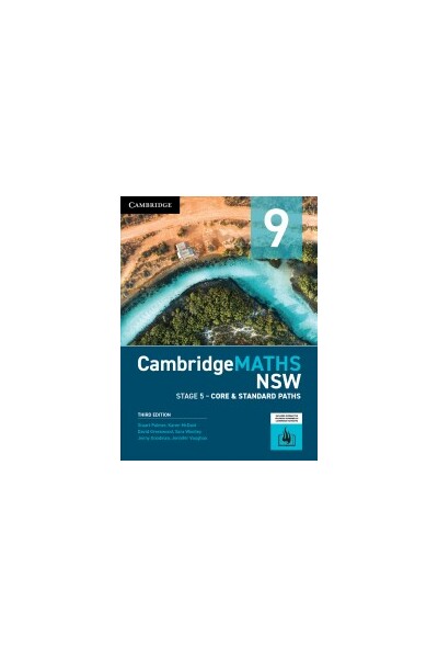 CambridgeMATHS NSW Stage 5 Year 9 3rd Edition Core & Standard Paths - Student Book (Print & Digital)