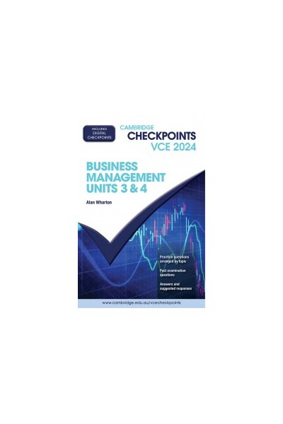Cambridge Checkpoints VCE Business Management Units 3 & 4 2024