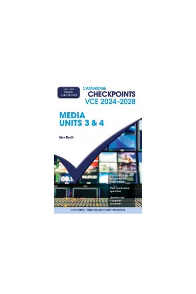 Cambridge Checkpoints VCE Media Units 3 & 4 2024-2028