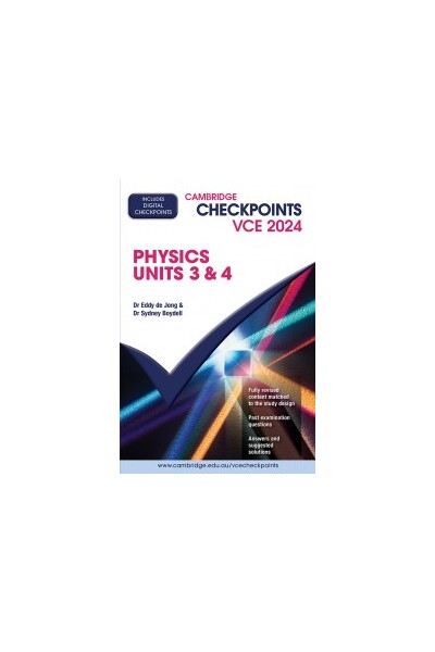 Cambridge Checkpoints VCE Physics Units 3 & 4 2024
