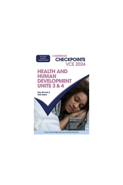 Cambridge Checkpoints VCE Health and Human Development Units 3 & 4 2024