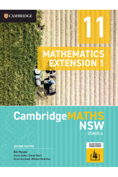 CambridgeMATHS Stage 6 Mathematics Extension 1 - Year 11 (2nd Edition): Print & Digital