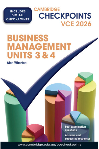 Cambridge Checkpoints VCE - Business Management Units 3&4 (2026): Print & Digital