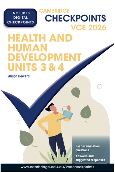 Cambridge Checkpoints VCE - Health and Human Development Units 3&4 (2026): Print & Digital
