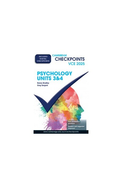 Cambridge Checkpoints VCE - Psychology: Units 3&4 2025 (Print & Digital)