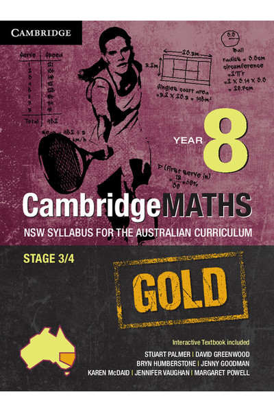 CambridgeMATHS GOLD - NSW Syllabus for the AC: Year 8 - Student Book (Print & Digital)