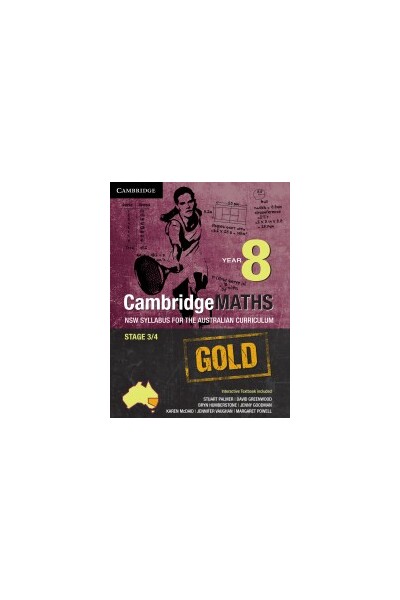 CambridgeMATHS GOLD - NSW Syllabus for the AC: Year 8 - Student Book + HOTmaths (Print & Digital)