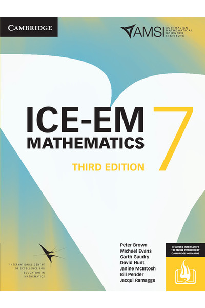ICE-EM Mathematics for the Australian Curriculum - Third Edition: Year 7 (Print & Digital +HOTmaths)