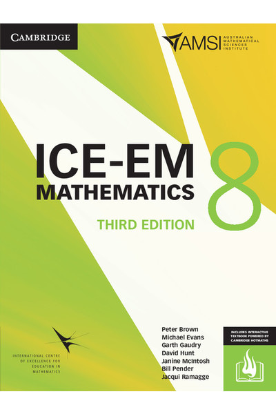 ICE-EM Mathematics for the Australian Curriculum - Third Edition: Year 8 (Print & Digital +HOTmaths)
