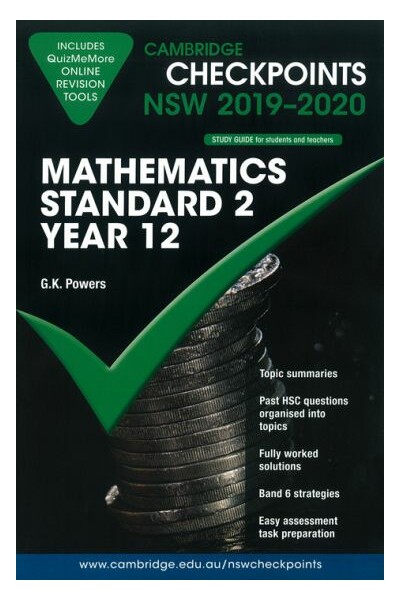 Cambridge Checkpoints NSW - Mathematics Standard 2 Year 12 (2019-2020) 