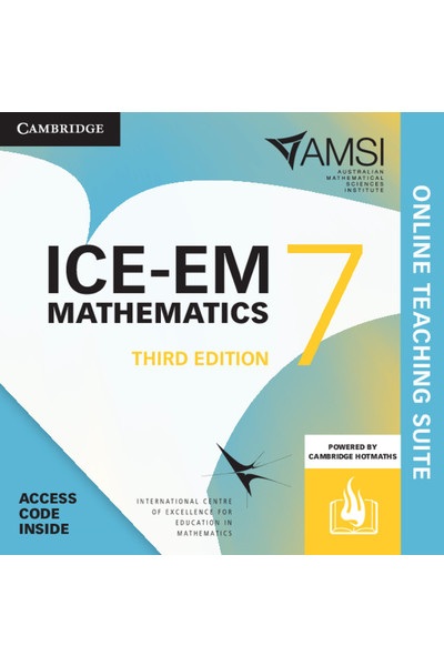 ICE-EM Mathematics for the Australian Curriculum - Third Edition: Year 7 Online Teaching Suite (Digital Access Only)