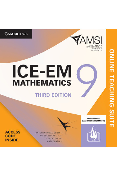 ICE-EM Mathematics for the Australian Curriculum - Third Edition: Year 9 Online Teaching Suite (Digital Access Only)