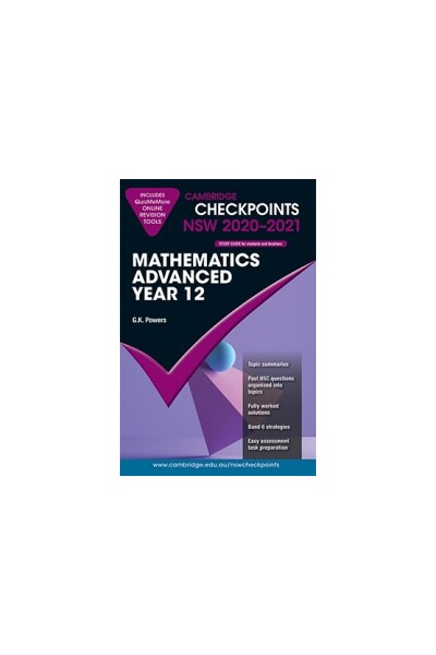 Cambridge Checkpoints NSW - Mathematics Advanced: Year 12 (2020-2021)