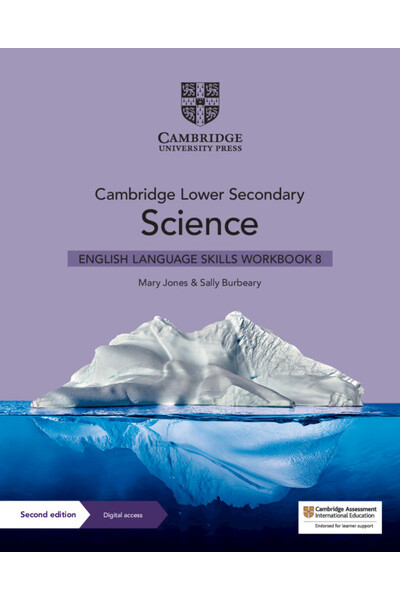 Cambridge International Lower Secondary Science - English Language Skills Workbook 8 with Digital Access (1 Year)
