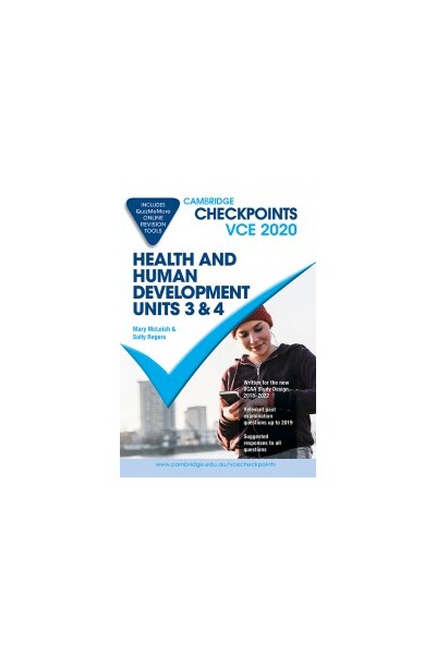 Cambridge Checkpoints VCE - Health and Human Development: Units 3&4 (2020)