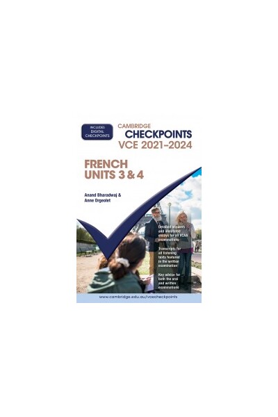 Cambridge Checkpoints VCE French Units 3&4 2021-2024 (Print & Digital)