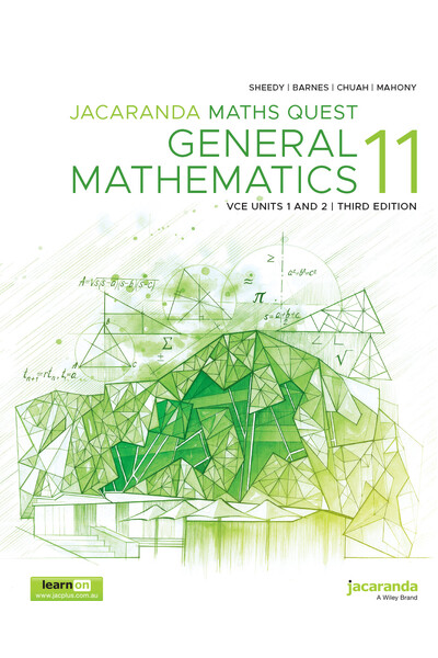 Jacaranda Maths Quest 11 General Mathematics VCE Units 1&2 Third Edition (learnON & Print)