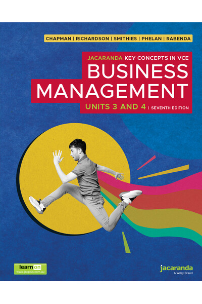 Jacaranda Key Concepts in VCE Business Management Units 3&4 7E (learnON & Print)