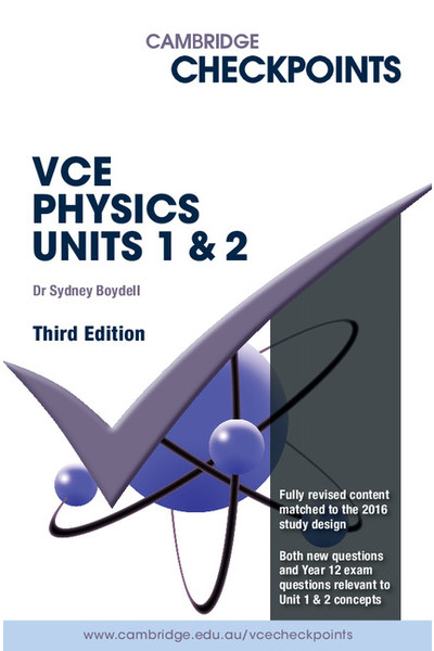 Cambridge Checkpoints VCE Physics - Units 1 & 2 (Print)