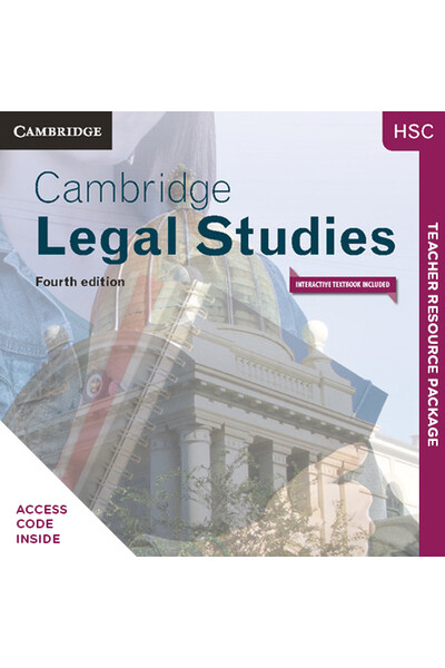Cambridge HSC Legal Studies - 4th Edition: Teacher Resource Package (Digital Access Only)