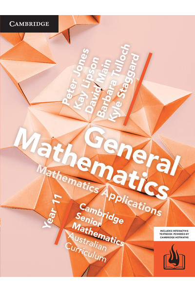 Cambridge Senior Mathematics (AC) - General Mathematics/Mathematics Applications: Year 11 - Student Textbook (Print & Digital)