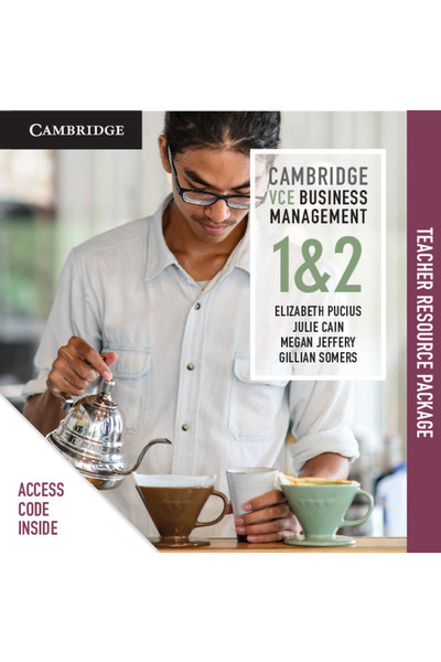Cambridge VCE Business Management - Units 1&2: Teacher Resource Package (Digital Access Only)
