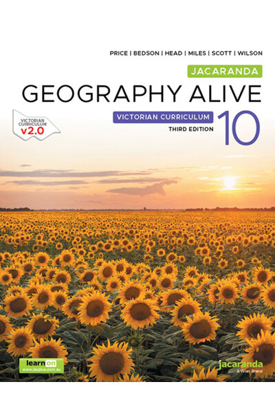 Jacaranda Geography Alive 10 Victorian Curriculum Third Edition (learnON & Print)