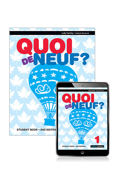 Quoi de Neuf? 1: Student Book & eBook (Print & Digital) - 2nd Edition