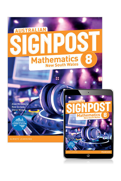 Australian Signpost Maths NSW - Year 8: Student Book with eBook (Print & Digital)