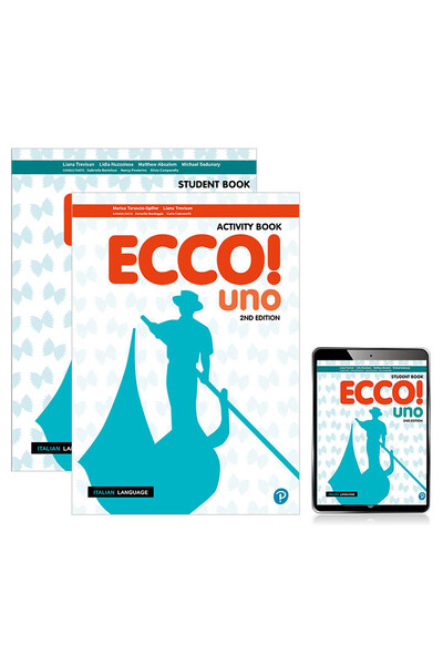 Ecco! uno: Combo Pack - Student Book, eBook & Activity Book (Print & Digital) - 2nd Edition