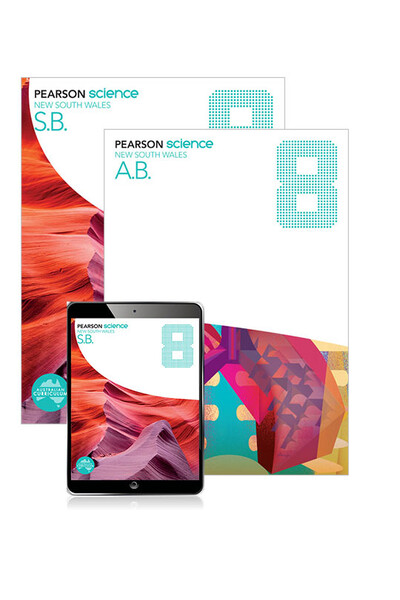 Pearson Science NSW - Year 8: Combo Pack - Student Book, eBook and Homework Program (Print & Digital)