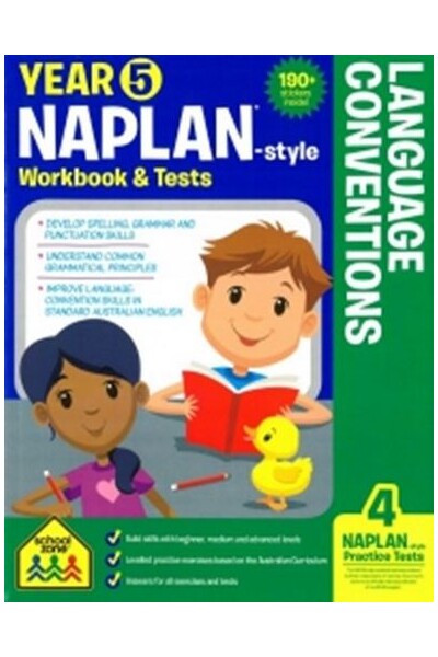 Year 5 NAPLAN - Style Language Conventions Workbook & Tests