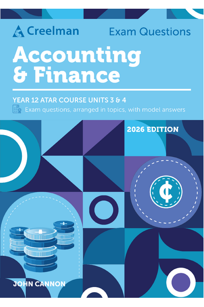 Creelman Exam Questions 2026 - Accounting & Finance ATAR Course Units 3 & 4 (Year 12)