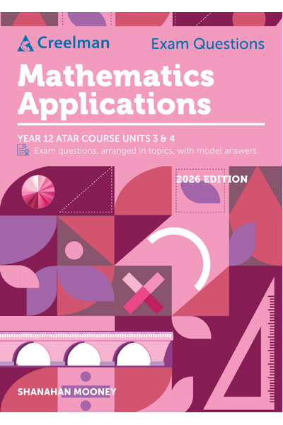 Creelman Exam Questions 2026 - Mathematics Applications ATAR Course Units 3 & 4 (Year 12)
