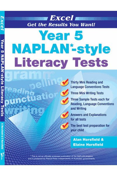 Excel - NAPLAN* Style Literacy Test: Year 5