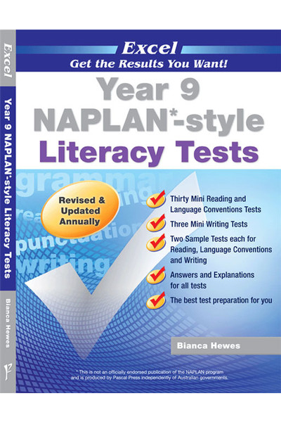 Excel - NAPLAN* Style Literacy Test: Year 9