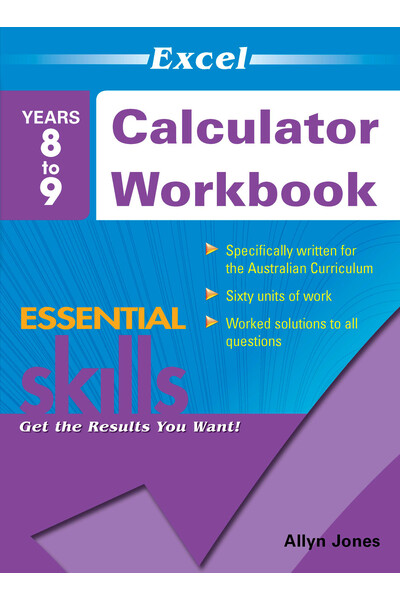  Excel Essential Skills - Calculator Workbook Years 8-9