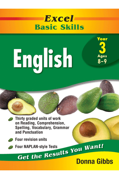 Excel Basic Skills - English: Year 3