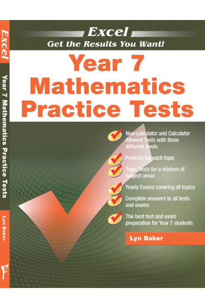 Excel - Mathematics Practice Tests: Year 7