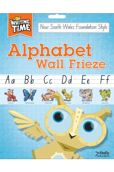 Writing Time - Alphabet Wall Frieze: NSW Foundation Style