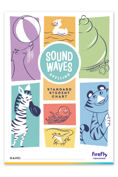Sound Waves Spelling - Standard Student Chart