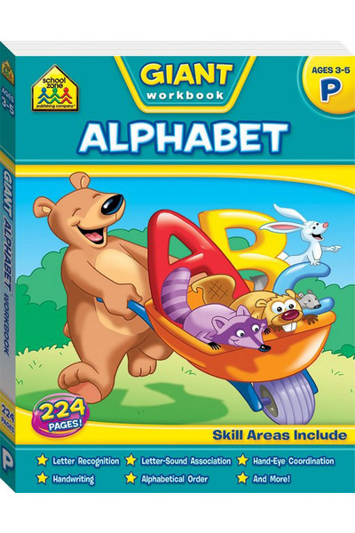 School Zone Giant Workbook - Alphabet