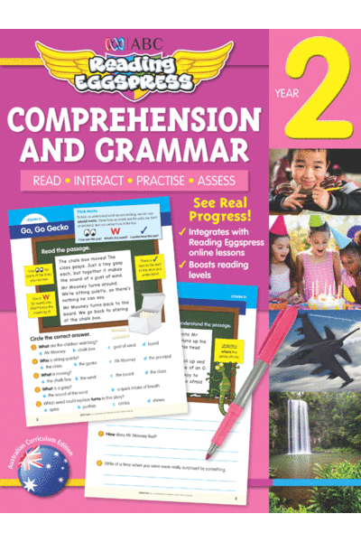 ABC Reading Eggspress - Comprehension and Grammar Workbook: Year 2