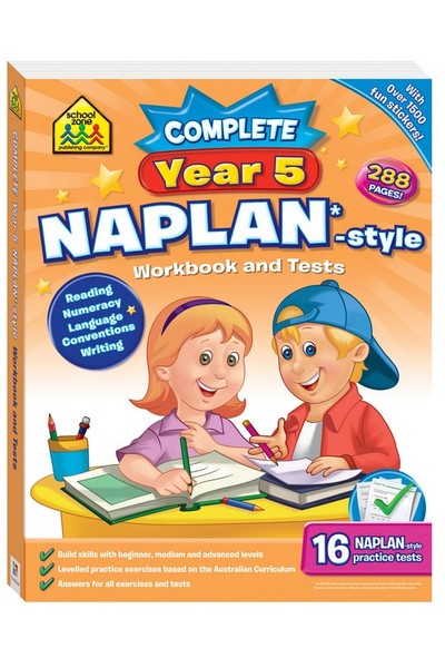 School Zone Complete NAPLAN-Style Workbook and Tests - Year 5