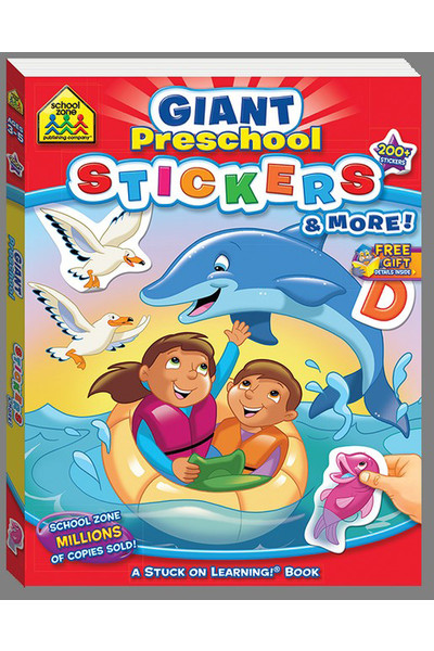 School Zone Giant Workbook - Preschool Stickers & More